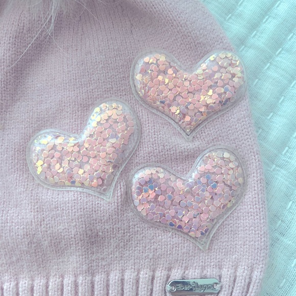 Girls hat, with beautiful details, and a real fur ! - Picture 4 of 6